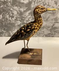 MaxSold Auction: Hand-Painted Wood & Metal Decorative Bird Figurine, 14" Tall - Norwood (Pennsylvania, USA) SELLER MANAGED Downsizing Online Auction - Martin Lane