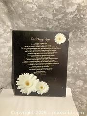 MaxSold Auction: Large Black & White Wooden Wedding Wall Plaque-17” x 21”  - Norwood (Pennsylvania, USA) SELLER MANAGED Downsizing Online Auction - Martin Lane