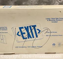 MaxSold Auction: LED Emergency Exit Lighting Fixture, ABS Housing, UL/ETL Listed - Norwood (Pennsylvania, USA) SELLER MANAGED Downsizing Online Auction - Martin Lane