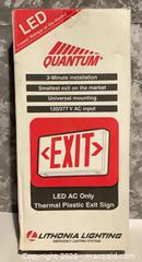 MaxSold Auction: Lithonia Lighting Quantum LED Exit Sign (Thermal Plastic) - Norwood (Pennsylvania, USA) SELLER MANAGED Downsizing Online Auction - Martin Lane