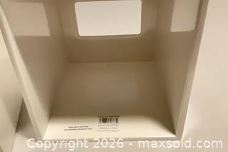 MaxSold Auction: Melamine Rectangular Tissue Box Covers, White Glossy, Set of 2 - Norwood (Pennsylvania, USA) SELLER MANAGED Downsizing Online Auction - Martin Lane