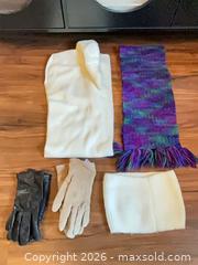 MaxSold Auction: Mixed Scarves, Gloves & Ear Warmer Headband Set, Small - Norwood (Pennsylvania, USA) SELLER MANAGED Downsizing Online Auction - Martin Lane