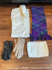 MaxSold Auction: Mixed Scarves, Gloves & Ear Warmer Headband Set, Small - Norwood (Pennsylvania, USA) SELLER MANAGED Downsizing Online Auction - Martin Lane