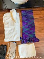 MaxSold Auction: Mixed Scarves, Gloves & Ear Warmer Headband Set, Small - Norwood (Pennsylvania, USA) SELLER MANAGED Downsizing Online Auction - Martin Lane