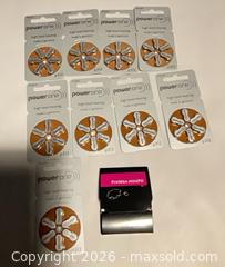 MaxSold Auction: power one p312 Hearing Aid Batteries (Approx. 54 batteries + pro wax mini fit - Norwood (Pennsylvania, USA) SELLER MANAGED Downsizing Online Auction - Martin Lane
