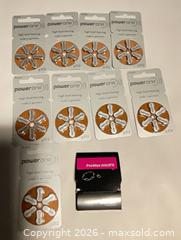 MaxSold Auction: power one p312 Hearing Aid Batteries (Approx. 54 batteries + pro wax mini fit - Norwood (Pennsylvania, USA) SELLER MANAGED Downsizing Online Auction - Martin Lane