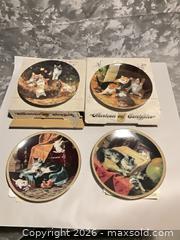 MaxSold Auction: Set of 4 Collector Decorative Plates — Cats/Kittens - Norwood (Pennsylvania, USA) SELLER MANAGED Downsizing Online Auction - Martin Lane