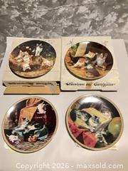 MaxSold Auction: Set of 4 Collector Decorative Plates — Cats/Kittens - Norwood (Pennsylvania, USA) SELLER MANAGED Downsizing Online Auction - Martin Lane