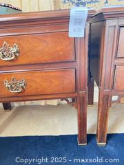MaxSold Auction: Two Wooden Nightstands  - Toronto (Ontario, Canada) PARTNER MANAGED Estate Sale Online Auction - Edmund Gate