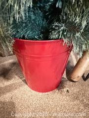 MaxSold Auction: Artificial Christmas Tree in Decorative Pot - Toronto (Ontario, Canada) PARTNER MANAGED Estate Sale Online Auction - Cortleigh Boulevard 