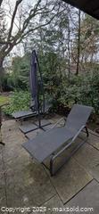 MaxSold Auction: Charcoal Adjustable Chaise Lounge Set with Umbrella - Toronto (Ontario, Canada) PARTNER MANAGED Estate Sale Online Auction - Cortleigh Boulevard 