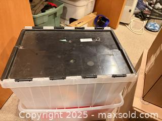 MaxSold Auction: Hard Plastic Storage Bins/Totes  - Toronto (Ontario, Canada) PARTNER MANAGED Estate Sale Online Auction - Cortleigh Boulevard 