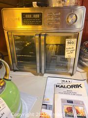 MaxSold Auction: Kalorik MAXX Dual-Door Stainless Steel Air Fryer Oven (model number AFOV46045 SS) - Toronto (Ontario, Canada) PARTNER MANAGED Estate Sale Online Auction - Cortleigh Boulevard 