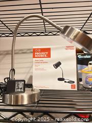 MaxSold Auction:  LED Desk Lamp Brushed Stainless Gooseneck Plus - Toronto (Ontario, Canada) PARTNER MANAGED Estate Sale Online Auction - Cortleigh Boulevard 