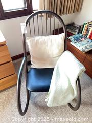 MaxSold Auction: Mid-Century Tubular Metal Rocking Chair, Vinyl Seat - Toronto (Ontario, Canada) PARTNER MANAGED Estate Sale Online Auction - Cortleigh Boulevard 
