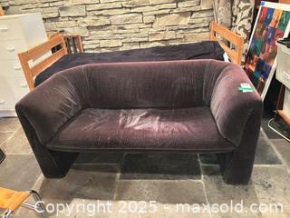 MaxSold Auction: Modern Curved-Arm Loveseat  - Toronto (Ontario, Canada) PARTNER MANAGED Estate Sale Online Auction - Cortleigh Boulevard 