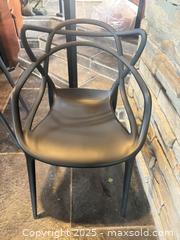 MaxSold Auction: Pair of Modern Molded Plastic Armchairs — Matte Black - Toronto (Ontario, Canada) PARTNER MANAGED Estate Sale Online Auction - Cortleigh Boulevard 