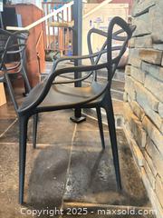 MaxSold Auction: Pair of Modern Molded Plastic Armchairs — Matte Black - Toronto (Ontario, Canada) PARTNER MANAGED Estate Sale Online Auction - Cortleigh Boulevard 