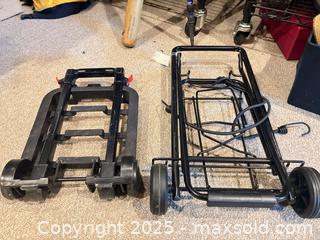 MaxSold Auction: Set of 2 Folding Luggage/Cargo Hand Carts, Black - Toronto (Ontario, Canada) PARTNER MANAGED Estate Sale Online Auction - Cortleigh Boulevard 
