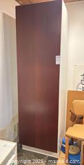 MaxSold Auction: Single-Door Wardrobe with Dark Wood Door - Toronto (Ontario, Canada) PARTNER MANAGED Estate Sale Online Auction - Cortleigh Boulevard 