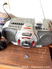 MaxSold Auction: Sony CFD-G55 Portable CD Radio Cassette Boombox - Toronto (Ontario, Canada) PARTNER MANAGED Estate Sale Online Auction - Cortleigh Boulevard 