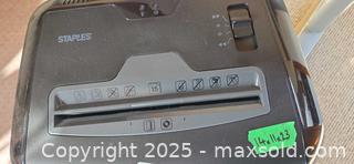 MaxSold Auction: Staples SPL-BXC152A Paper Shredder - Toronto (Ontario, Canada) PARTNER MANAGED Estate Sale Online Auction - Cortleigh Boulevard 