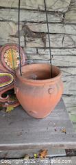 MaxSold Auction: Terracotta Hanging Pots &  Carved Wooden Mask - Toronto (Ontario, Canada) PARTNER MANAGED Estate Sale Online Auction - Cortleigh Boulevard 