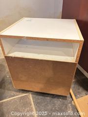 MaxSold Auction: White Bedside Table Nightstand with Open Shelf & 2 Drawers - Toronto (Ontario, Canada) PARTNER MANAGED Estate Sale Online Auction - Cortleigh Boulevard 