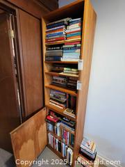 MaxSold Auction: Wood Veneer Bookcase with Hinged Door - Toronto (Ontario, Canada) PARTNER MANAGED Estate Sale Online Auction - Cortleigh Boulevard 