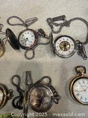 MaxSold Auction: A LOT OF POCKET WATCHES. - Hamilton (Ontario, Canada) SELLER MANAGED Estate Sale Online Auction - St. Clair Avenue