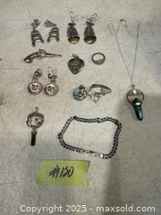 MaxSold Auction: A NICE LOT OF VTG. &#38; SOME ANTIQUE STERLING SILVER JEWELLERY. - Hamilton (Ontario, Canada) SELLER MANAGED Estate Sale Online Auction - St. Clair Avenue