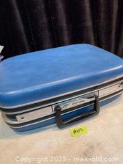 MaxSold Auction: A VTG DIPLOMAT BLUE HARD SHELL SUITCASE 1970'S AMAZING CONDITION. - Hamilton (Ontario, Canada) SELLER MANAGED Estate Sale Online Auction - St. Clair Avenue