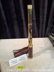 MaxSold Auction: A VTG. TASCO SOLID BRASS &#38; LEATHER POCKET TELESCOPE. NIB - Hamilton (Ontario, Canada) SELLER MANAGED Estate Sale Online Auction - St. Clair Avenue