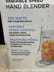 MaxSold Auction: CUISINART S.S. HAND BLENDER. NIB - Hamilton (Ontario, Canada) SELLER MANAGED Estate Sale Online Auction - St. Clair Avenue