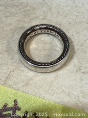 MaxSold Auction: DAVID YUMAN HEAVY STERLING SILVER BAND. SIZE 10.5 - Hamilton (Ontario, Canada) SELLER MANAGED Estate Sale Online Auction - St. Clair Avenue
