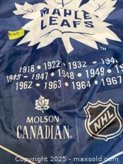 MaxSold Auction: NHL VTG MAPLE LEAFS BANNER. STANLEY CUP CHAMPION. VTG 2017.  - Hamilton (Ontario, Canada) SELLER MANAGED Estate Sale Online Auction - St. Clair Avenue