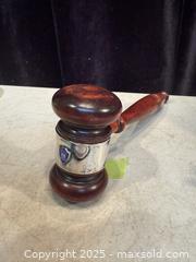 MaxSold Auction: VTG. WOOD GAVEL STERLING SILVER PLATE. - Hamilton (Ontario, Canada) SELLER MANAGED Estate Sale Online Auction - St. Clair Avenue