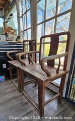 MaxSold Auction: Antique chinese chairs  - Toronto (Ontario, Canada) SELLER MANAGED Commercial Liquidation Online Auction - Revlis Crescent
