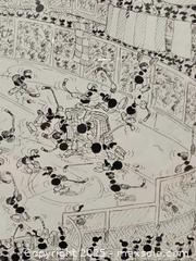 MaxSold Auction: Art work with frame  - Toronto (Ontario, Canada) SELLER MANAGED Commercial Liquidation Online Auction - Revlis Crescent