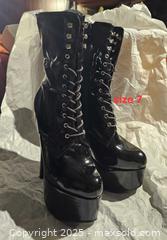 MaxSold Auction: High heels platform boots  - Toronto (Ontario, Canada) SELLER MANAGED Commercial Liquidation Online Auction - Revlis Crescent