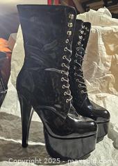 MaxSold Auction: High heels platform boots  - Toronto (Ontario, Canada) SELLER MANAGED Commercial Liquidation Online Auction - Revlis Crescent