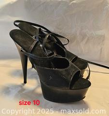 MaxSold Auction: High heels platform size 10 - Toronto (Ontario, Canada) SELLER MANAGED Commercial Liquidation Online Auction - Revlis Crescent