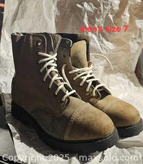 MaxSold Auction: Men&#39;s leather boots ( size 7) - Toronto (Ontario, Canada) SELLER MANAGED Commercial Liquidation Online Auction - Revlis Crescent