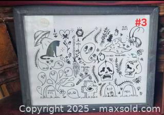 MaxSold Auction: Tattoo design flash  - Toronto (Ontario, Canada) SELLER MANAGED Commercial Liquidation Online Auction - Revlis Crescent