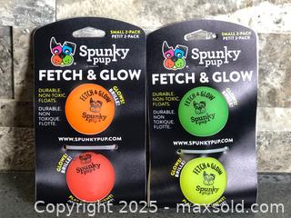 MaxSold Auction: 2/pks Spunky Pup Fetch &#38; Glow Balls - Hamilton (Ontario, Canada) SELLER MANAGED Downsizing Online Auction - Moffat Road