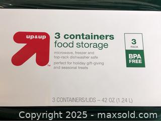 MaxSold Auction: 3/packs Berry Food Storage Containers - Hamilton (Ontario, Canada) SELLER MANAGED Downsizing Online Auction - Moffat Road