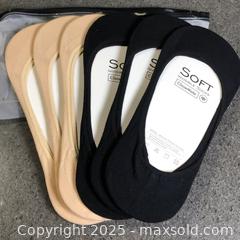 MaxSold Auction: 6/pack Women’s No Show Socks 8-10 - Hamilton (Ontario, Canada) SELLER MANAGED Downsizing Online Auction - Moffat Road