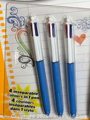 MaxSold Auction: 7/pk Bic 4-Colour Retractable Ball Pens - Hamilton (Ontario, Canada) SELLER MANAGED Downsizing Online Auction - Moffat Road