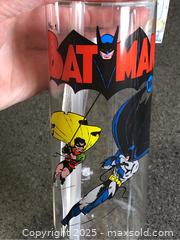 MaxSold Auction: DC Comics Batman Plastic Water Bottle - Hamilton (Ontario, Canada) SELLER MANAGED Downsizing Online Auction - Moffat Road