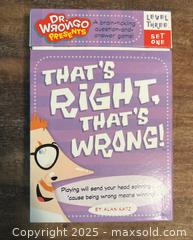 MaxSold Auction: Dr. Wrongo That&#39;s Right, That&#39;s Wrong Game - Hamilton (Ontario, Canada) SELLER MANAGED Downsizing Online Auction - Moffat Road